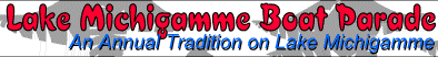 Visit the site for the Michigamme Boat Parade